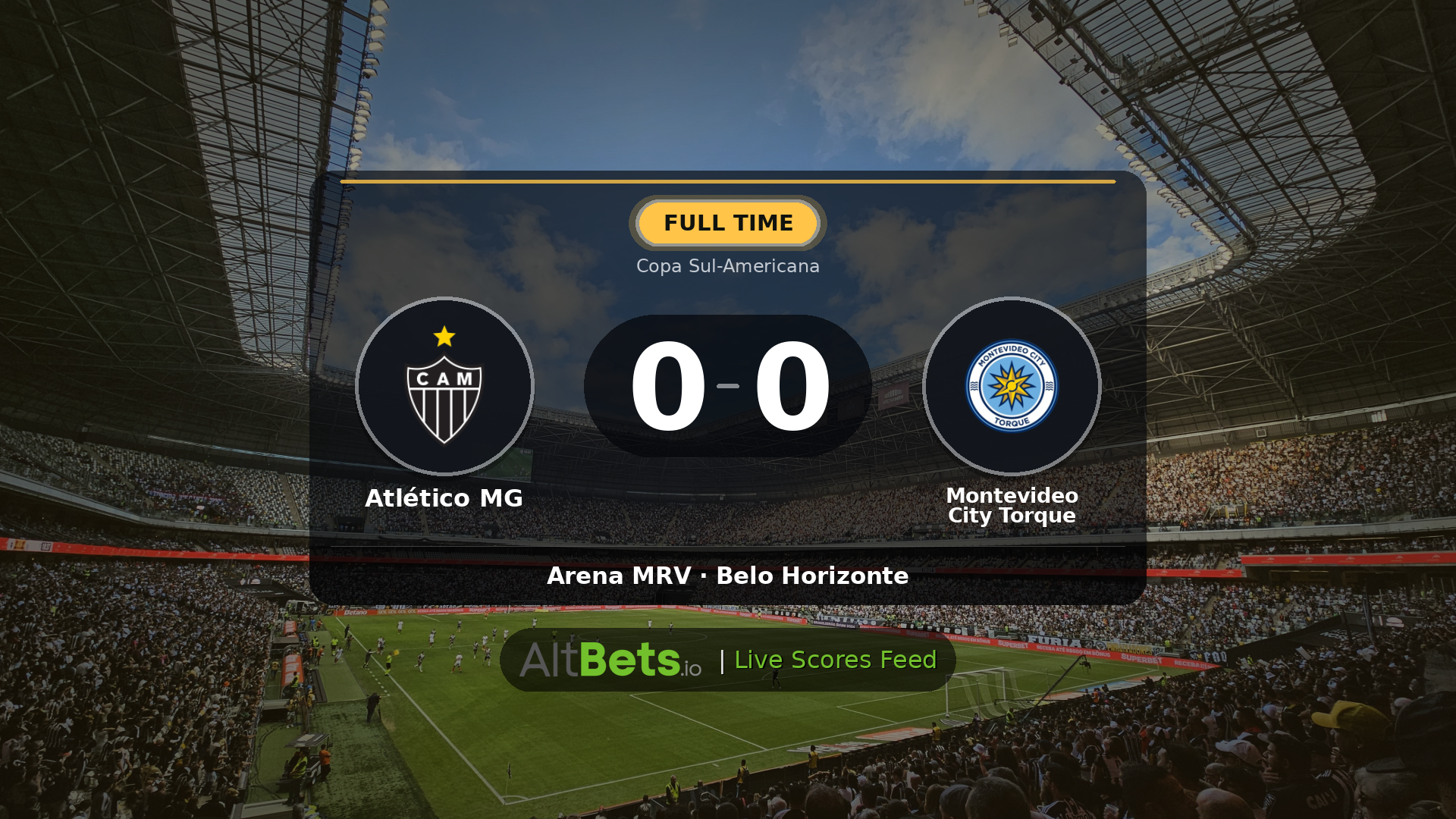Atlético MG 0-0 Montevideo City Torque: Match Recap and Result