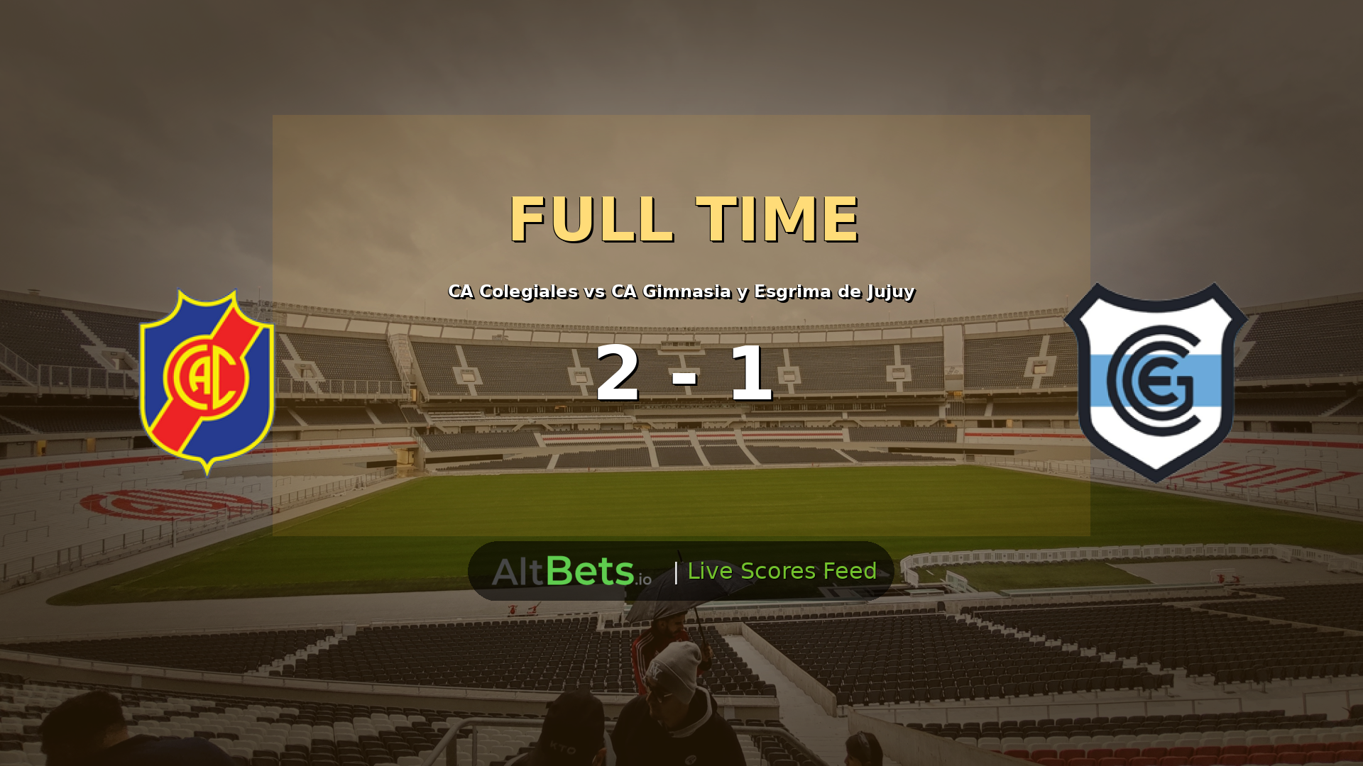 CA Colegiales 2-1 CA Gimnasia y Esgrima de Jujuy: Second-Half Goals Decide Primera Nacional Clash