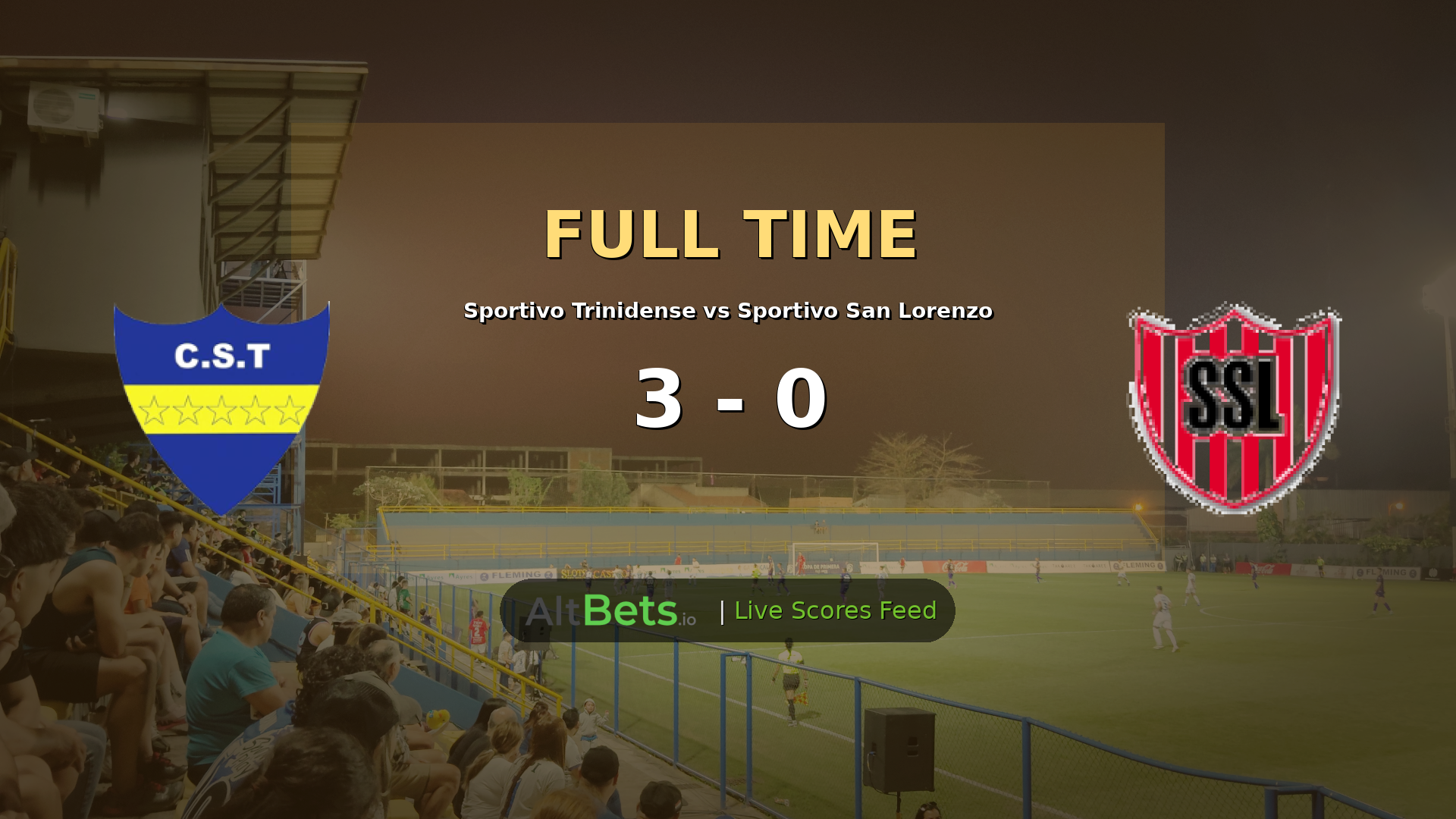Sportivo Trinidense 3-0 Sportivo San Lorenzo: Gonzalez and Abreu Secure Primera Division Victory