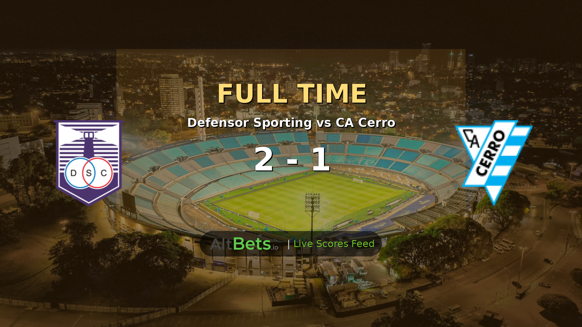 Defensor Sporting 2-1 CA Cerro: Navarro Strikes Late to Seal Primera Division Win
