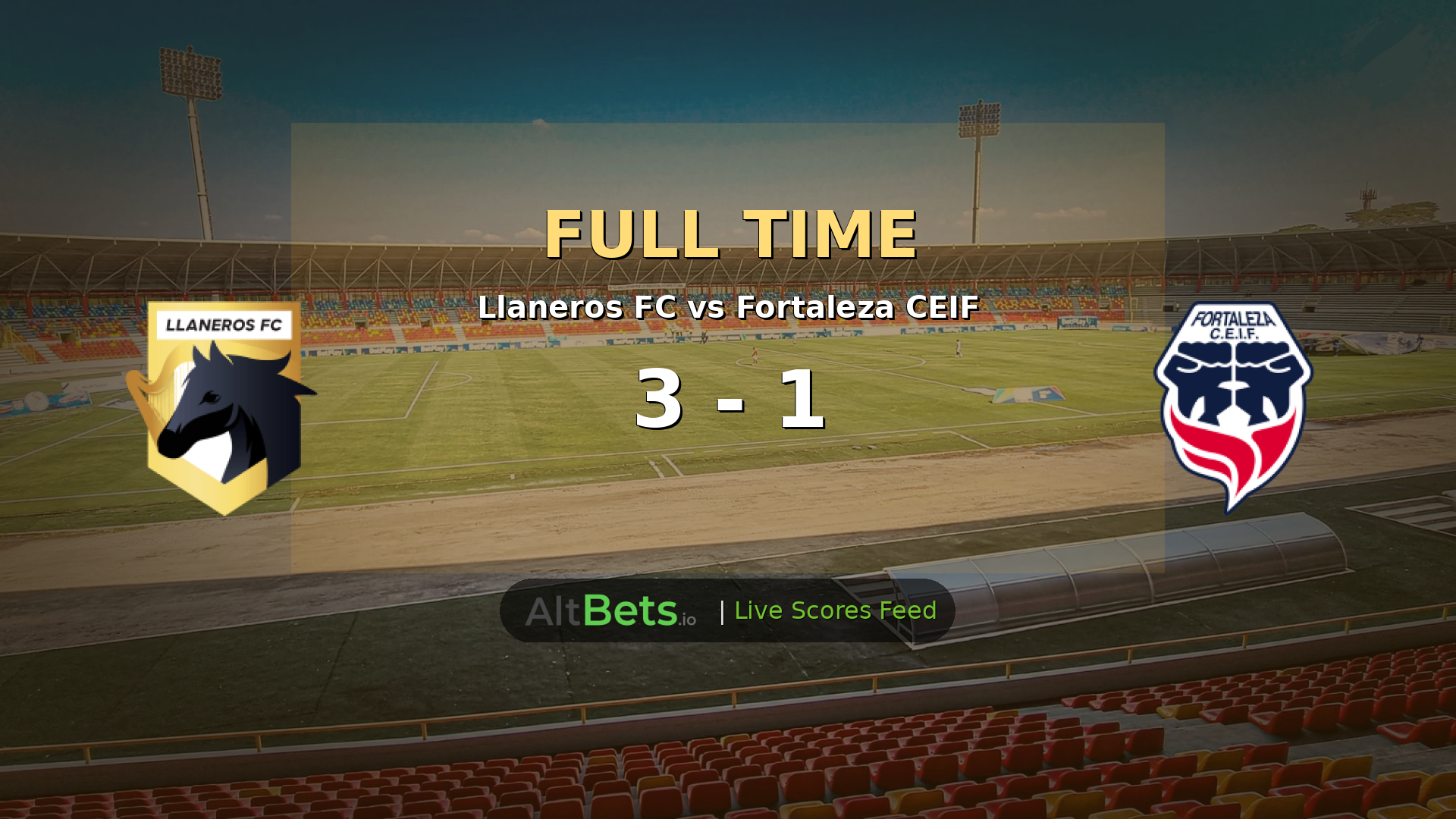 Llaneros FC 3-1 Fortaleza CEIF: Primera A Match Recap