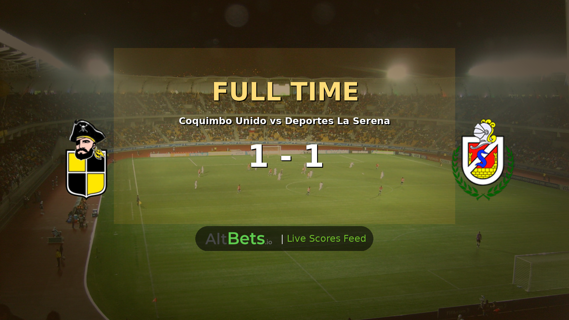 Coquimbo Unido 1-1 Deportes La Serena: Late Red Cards Mar Liga de Primera Draw