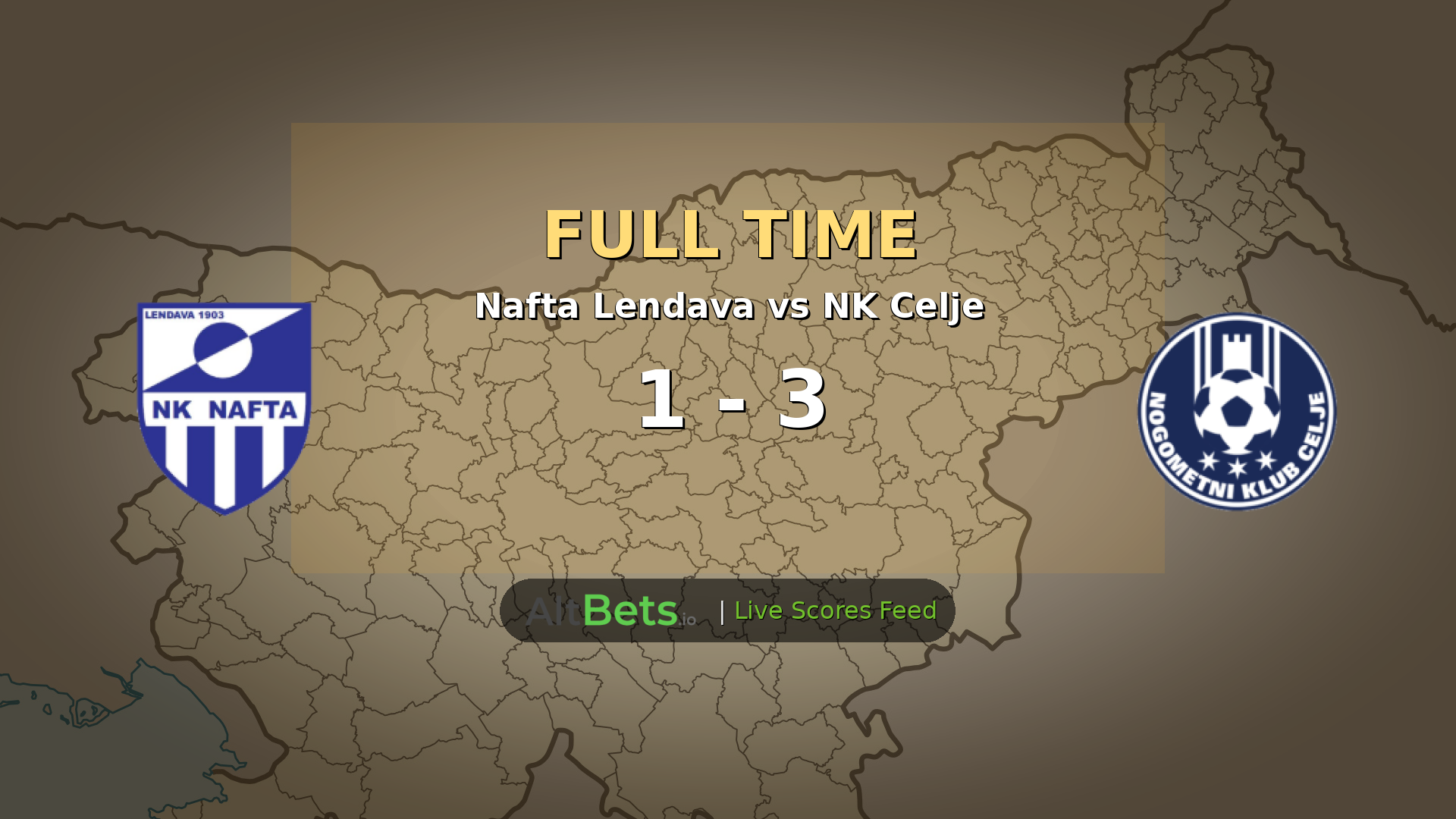 NK Celje Beat Nafta Lendava 3-1 in Prva Liga With Early Goals Deciding the Match