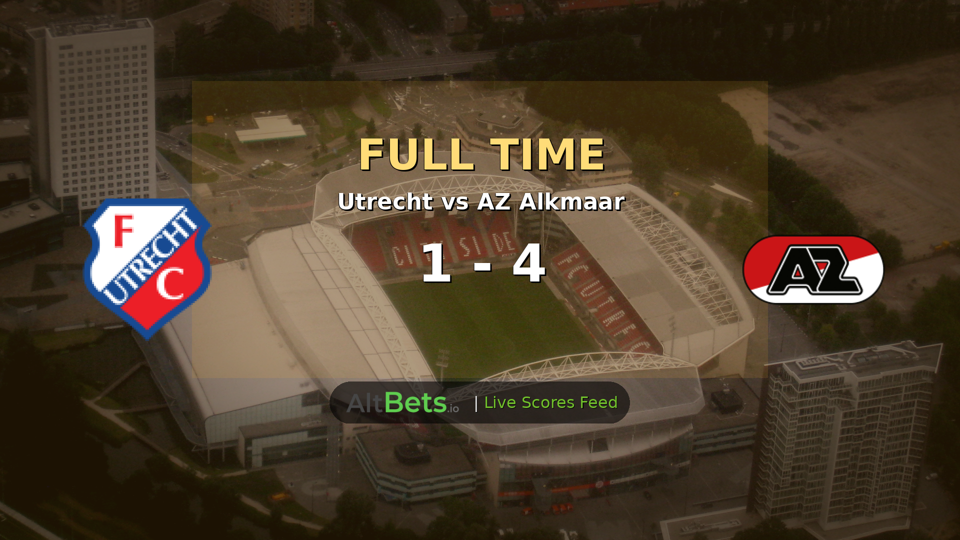 AZ Alkmaar 4-1 Utrecht: Eredivisie Match Recap
