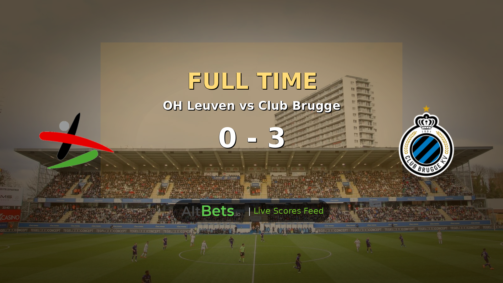 OH Leuven 0-3 Club Brugge: Visitors Dominate Pro League Encounter