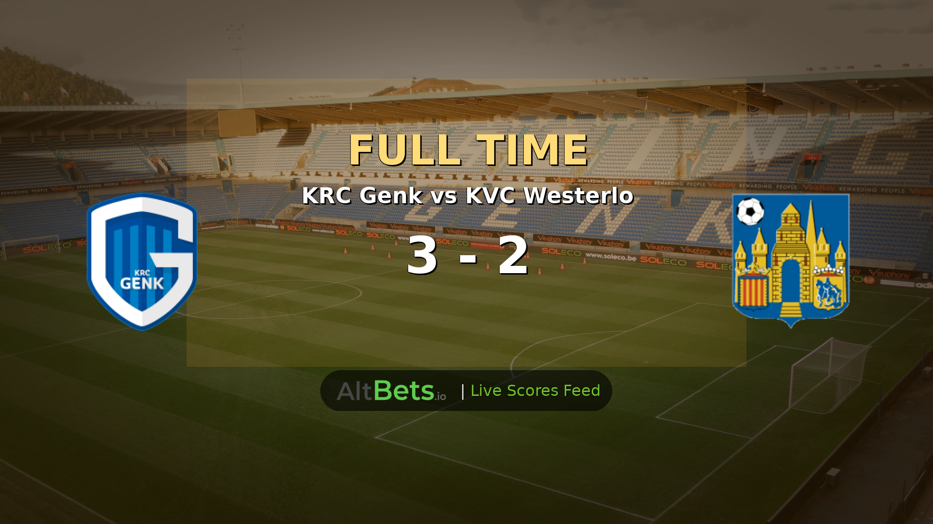 KRC Genk 3-2 KVC Westerlo: Early Goals Decide Pro League Clash